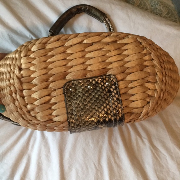 Guess Straw and Python bag - Picture 5 of 7